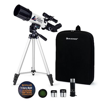 Celestron Moon Mission Travel Scope 60 Telescope with Moon Filter and Moon Map