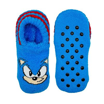 Boys Sonic the Hedgehog Flex Back Cozy Slipper Socks