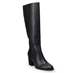 Kohls tall shops black boots