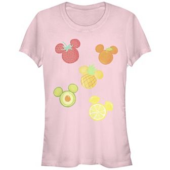Disney's Mickey Mouse Assorted Fruit Juniors' Graphic Tee