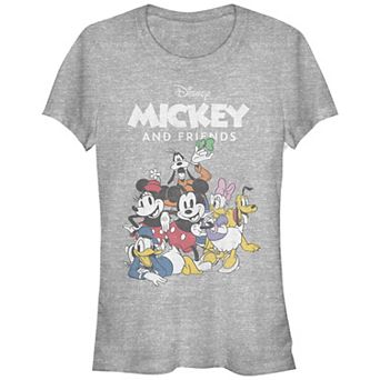 Disney's Mickey Mouse And Friends Vintage Style Juniors' Graphic Tee