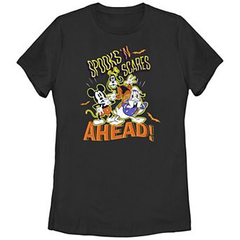 Disney's Mickey Mouse And Friends Spooks And Scares Juniors' Graphic Tee