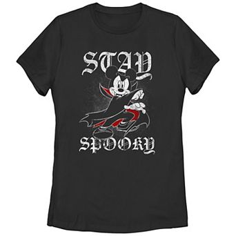 Disney's Mickey Mouse Stay Spooky Juniors' Graphic Tee