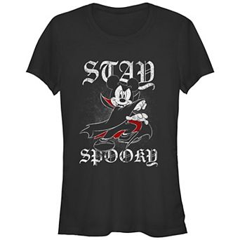 Disney's Mickey Mouse Stay Spooky Juniors' Graphic Tee