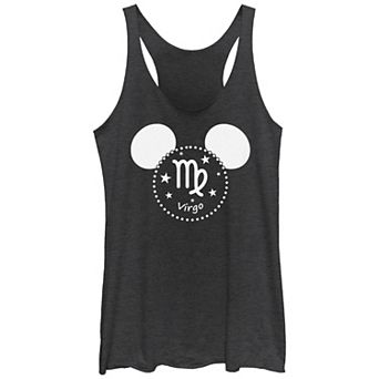 Disney's Mickey Mouse Virgo Sign Tri-Blend Juniors' Graphic Racerback Tank