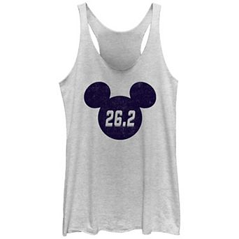Disney's Mickey Mouse Marathon Tri-Blend Juniors' Graphic Racerback Tank