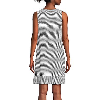Women's Lands' End Cotton Slub Tank Dress