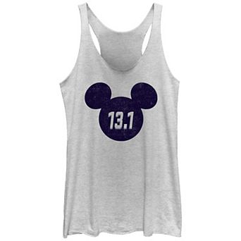 Disney's Mickey Mouse Marathon Tri-Blend Juniors' Graphic Racerback Tank