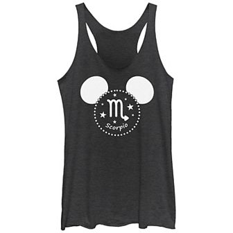 Disney's Mickey Mouse Scorpio Sign Tri-Blend Juniors' Graphic Racerback Tank