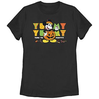 Disney's Mickey Mouse Yummy Yummy Pumpkin Costume Juniors' Graphic Tee