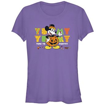 Disney's Mickey Mouse Yummy Yummy Pumpkin Costume Juniors' Graphic Tee