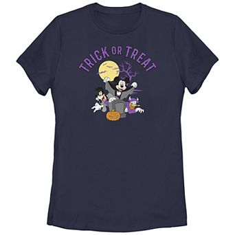 Disney's Mickey Mouse And Friends Trick Or Treat Juniors' Graphic Tee