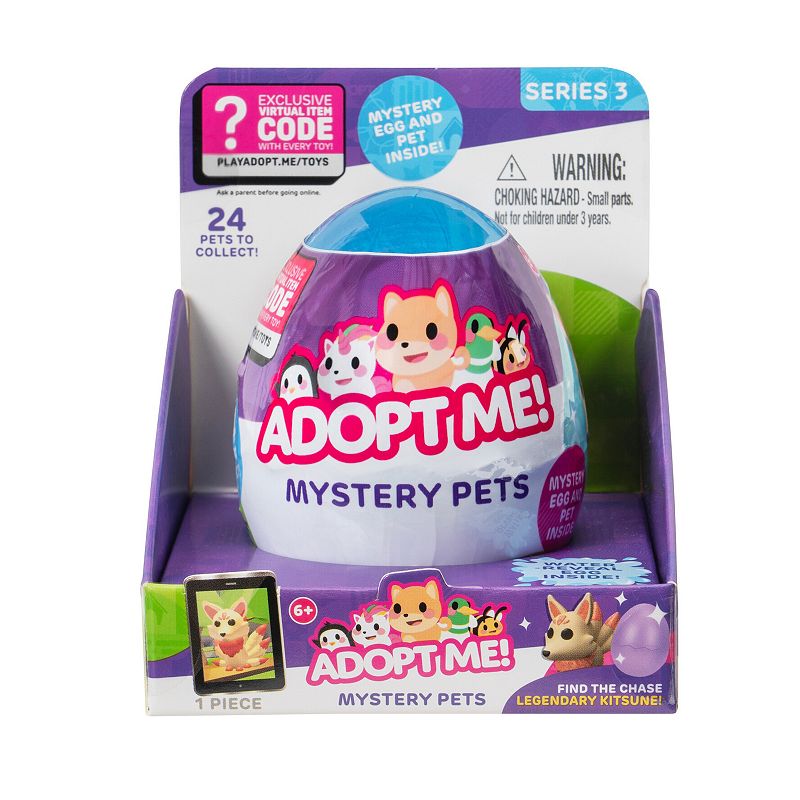 (case pack of 24 )Adopt Me Mystery Pets Collectible Toy - Styles May Vary, Multi