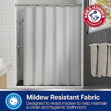 Arm & Hammer Waterproof Polyester Shower Curtain Liner