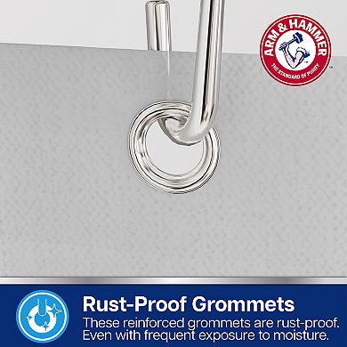 Arm & Hammer Waterproof Polyester Shower Curtain Liner