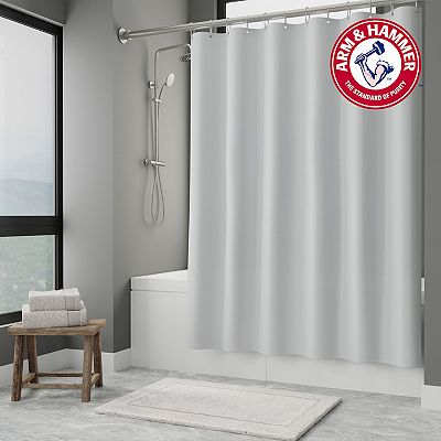 Arm Hammer Waterproof Polyester Shower Curtain Liner