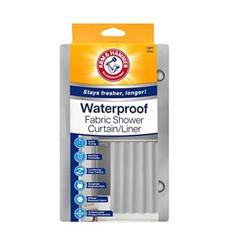 Arm & Hammer Waterproof Polyester Shower Curtain Liner