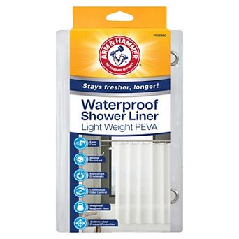 Arm & Hammer PEVA Light Weight Shower Curtain Liner