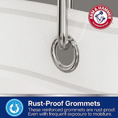 Arm & Hammer PEVA Medium Weight Shower Curtain Liner