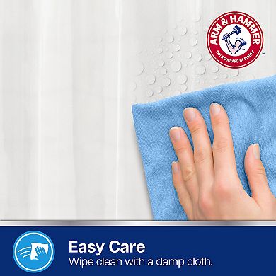 Arm & Hammer PEVA Medium Weight Shower Curtain Liner