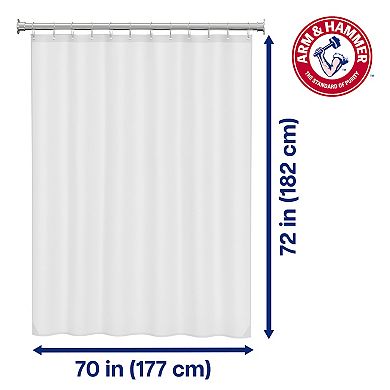 Arm & Hammer PEVA Medium Weight Shower Curtain Liner