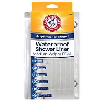 Arm & Hammer PEVA Medium Weight Shower Curtain Liner
