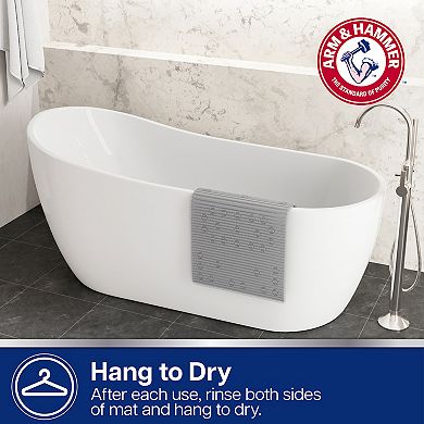 Arm & Hammer Performance Foam Ribbed Shower Mat