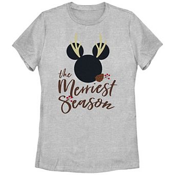 Disney's Mickey Mouse The Merriest Season Juniors' Graphic Tee