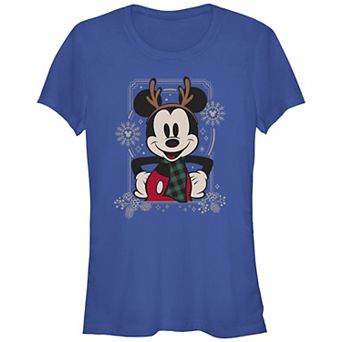 Disney's Mickey Mouse Winter Frame Juniors' Graphic Tee