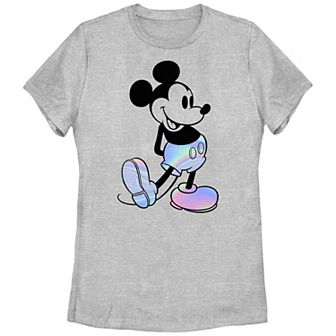 Disney's Mickey Mouse Holographic Fashion Juniors' Graphic Tee