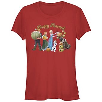 Disney's Frozen Happy Harvest Group Juniors' Graphic Tee