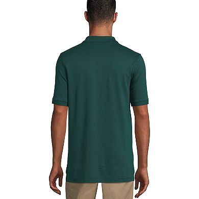 Men's Tall Lands' End School Uniform Men's Tall Short Sleeve Interlock Polo Shirt