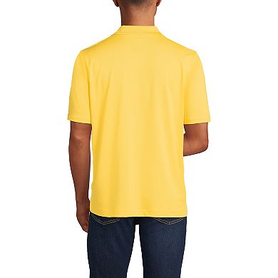 Men's Big Lands' End School Uniform Short Sleeve Polo