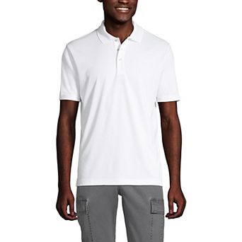 Big & Tall Lands' End School Uniform Solid Active Polo