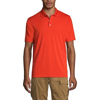 Big & Tall Lands' End School Uniform Solid Active Polo