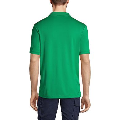 Men's Tall Lands' End School Uniform Solid Active Polo