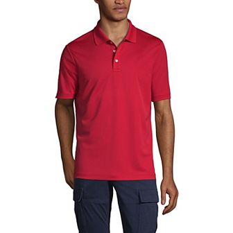 Big & Tall Lands' End School Uniform Solid Active Polo
