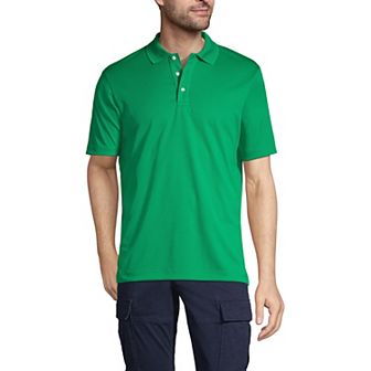 Big & Tall Lands' End School Uniform Solid Active Polo