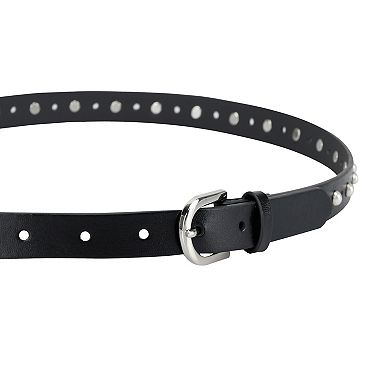 Women's LC Lauren Conrad Adjustable Simulated Pearl Skinny Belt