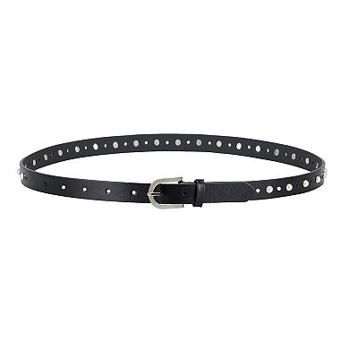 Women's LC Lauren Conrad Adjustable Simulated Pearl Skinny Belt