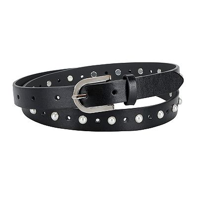 【ZOE】 Roller belt mini / silver × black ZOE】 Roller belt mini / silver × black ZOE】 Roller belt