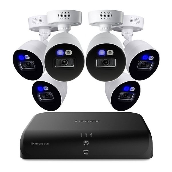 Lorex Fusion 4K 12-Channel 2TB Wired DVR System with Smart Deterrence ...