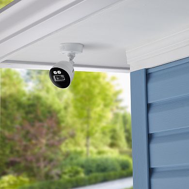 Lorex Fusion 4K 12-Channel 2TB Wired DVR System with Smart Deterrence Cameras