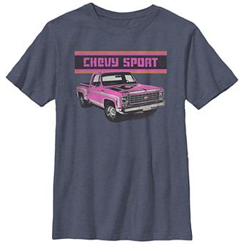 Boys 6-20 Chevy Sport Pink Truck Graphic Tee