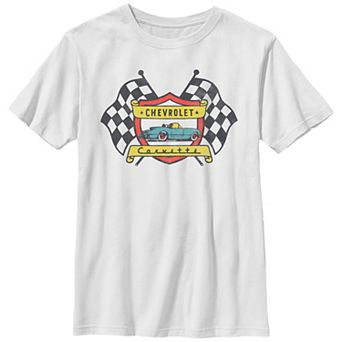Boys 6-20 Chevrolet Corvette Crest Graphic Tee