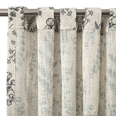 Lush Decor Botanical Dreams Window Curtain Panels 2-Piece Set
