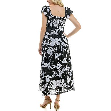 Women's Taylor Ruffle Sleeve Maxi Dress