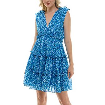 Women's Taylor Dress Printed Emilia Chiffon Dress