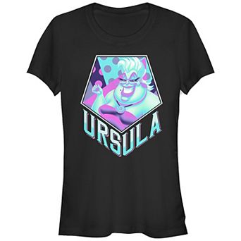 Disney's Villains Ursula Neon Portrait Juniors' Graphic Tee