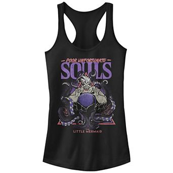 Disney's Villains Ursula Poor Unfortunate Souls Juniors' Graphic Racerback Tank